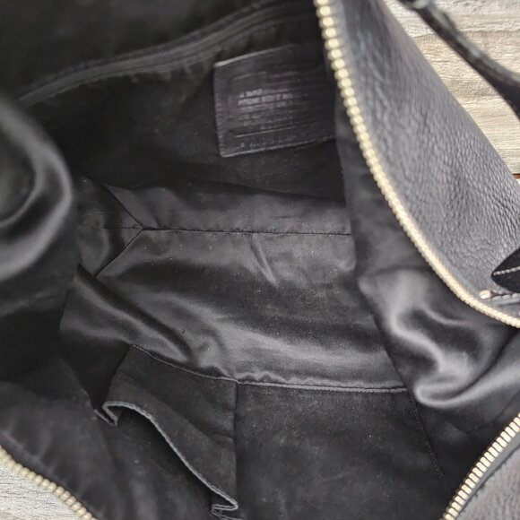 Coach Penelope Pebble Leather Hobo Stud Black F14681 Shoulder Bag COA - Picture 4 of 16